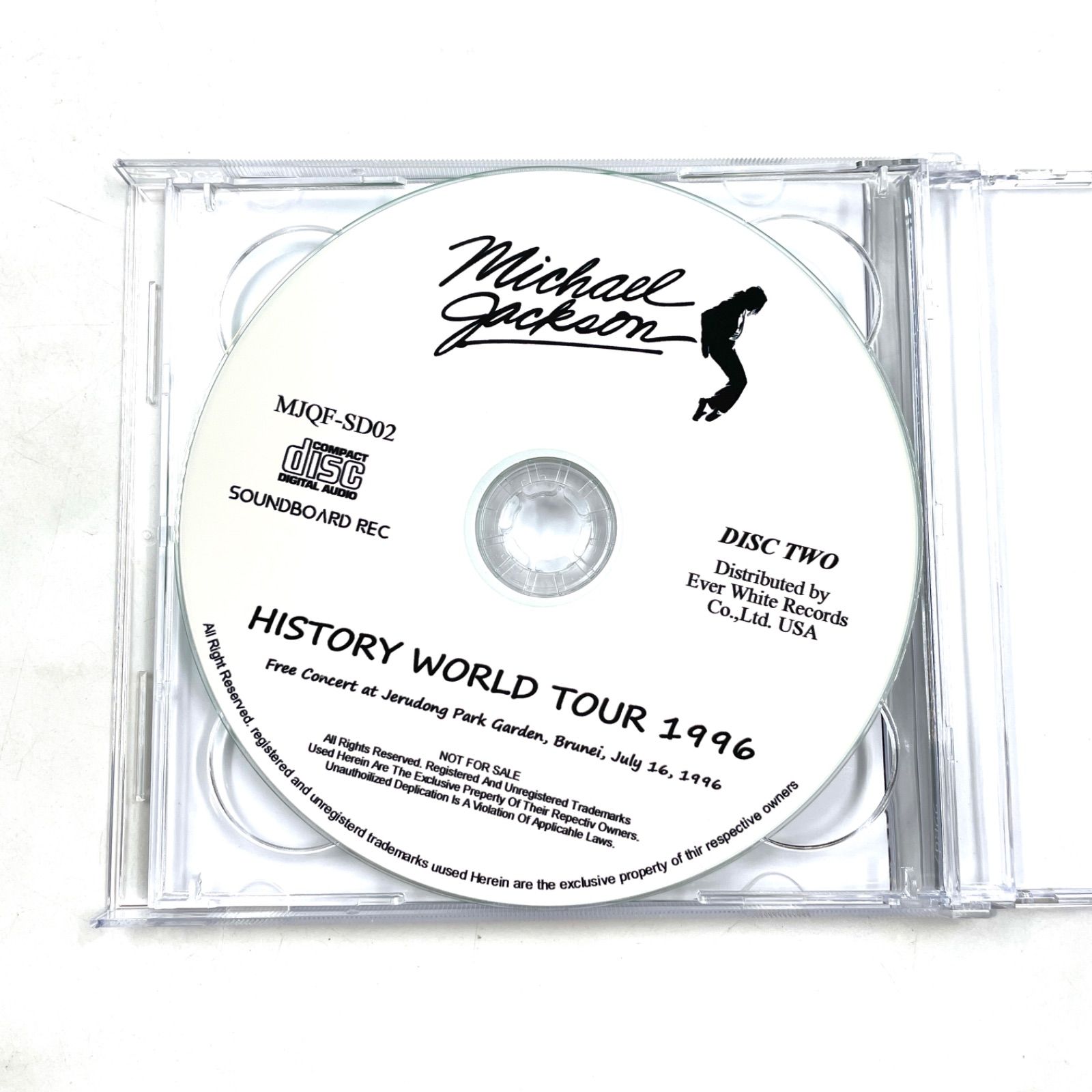 マイケルジャクソン CD HISTORY WORLD TOUR 1996 2枚組 外袋ビニール