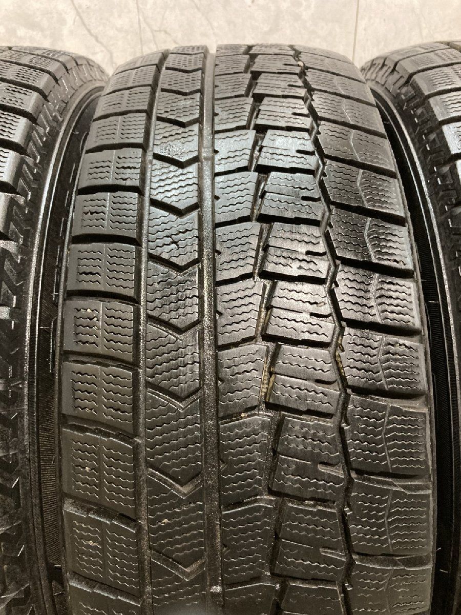 DUNLOP WINTER MAXX WM02 215/65R16 16インチ スタッドレス 4本 22年製 バリ溝 アルファード ヴェルファイア エルグランド等　(KTP099)