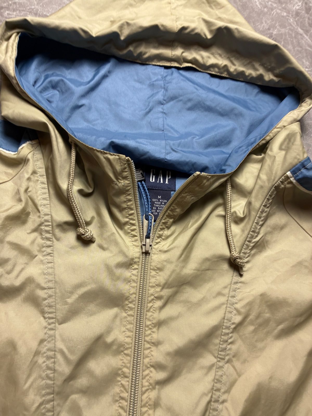 OLD GAP アノラック ナイロンジャケット M(実寸L) ベージュ 00s US古着 