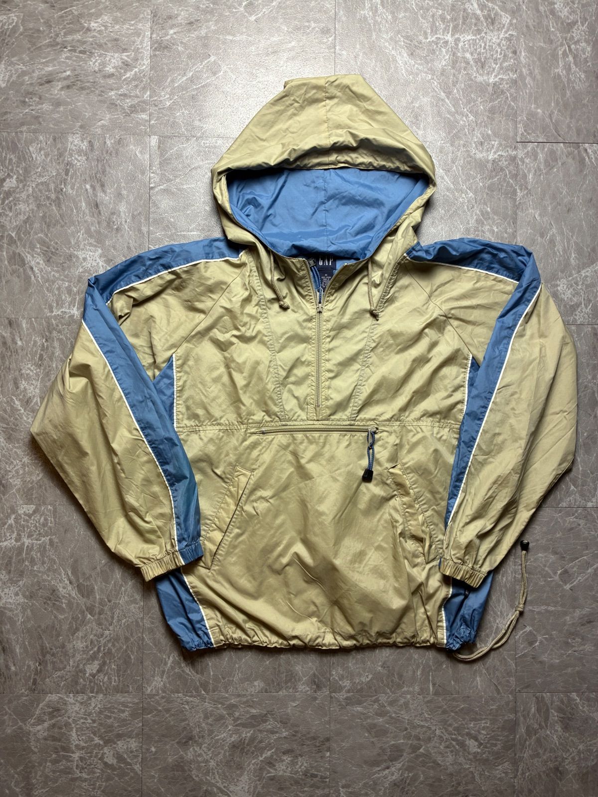 OLD GAP アノラック ナイロンジャケット M(実寸L) ベージュ 00s US古着