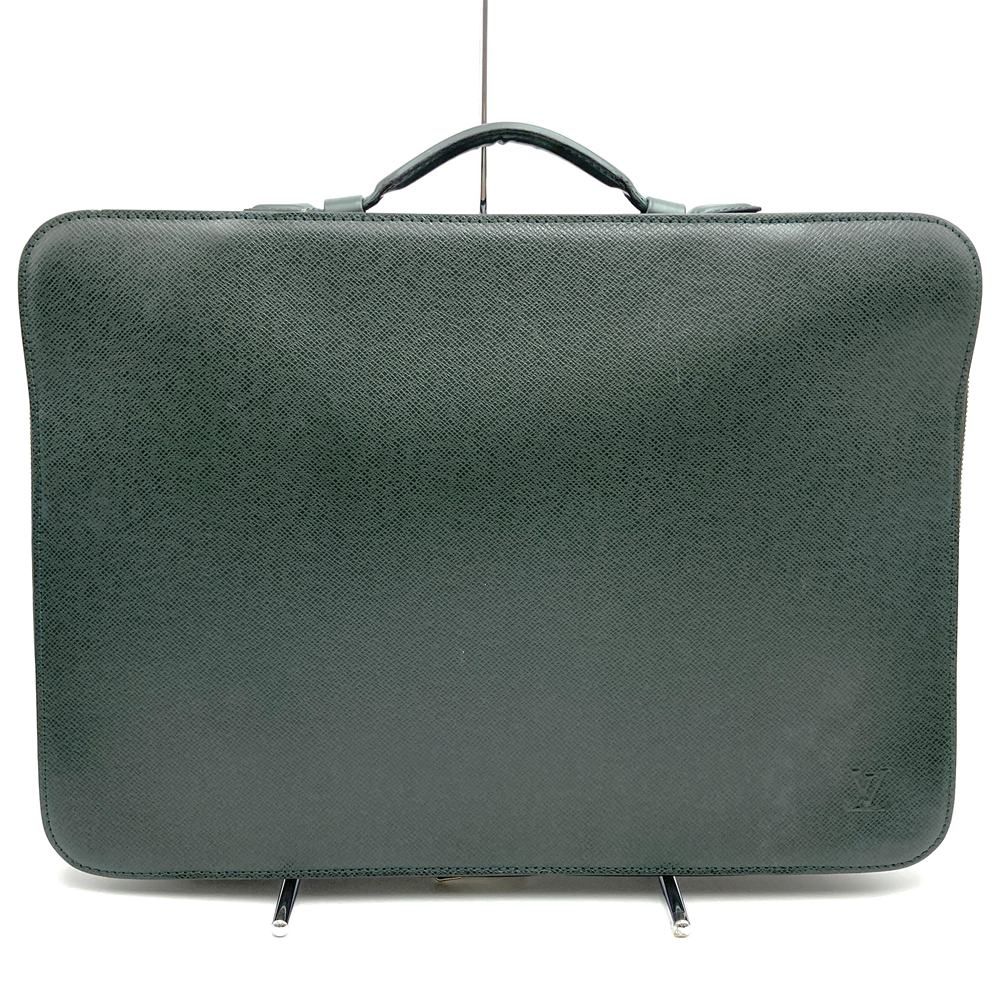 LOUIS VUITTON ルイ・ヴィトン M30064 バルティック タイガ ビジネスバッグ ブリーフケース レザー グリーン メンズ ヴィンテージ