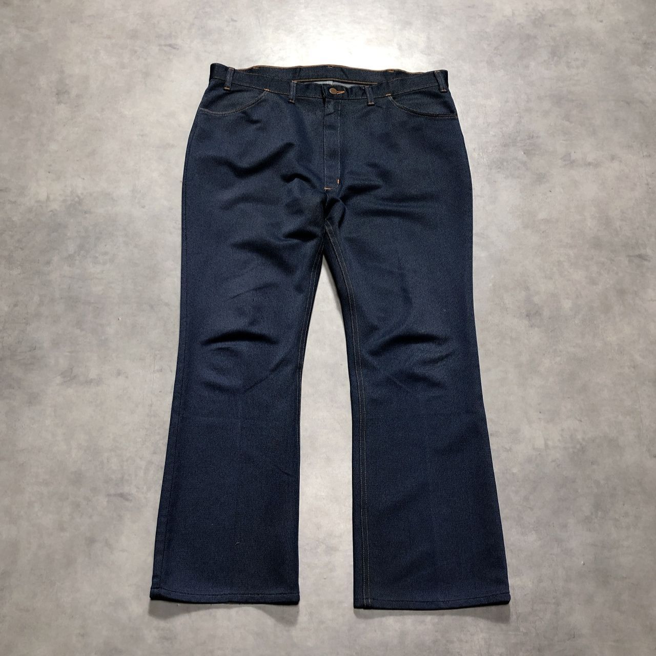 GQ5827◇Wrangler：80's カナダ製 ストレッチパンツ◇w40◇インディゴ系