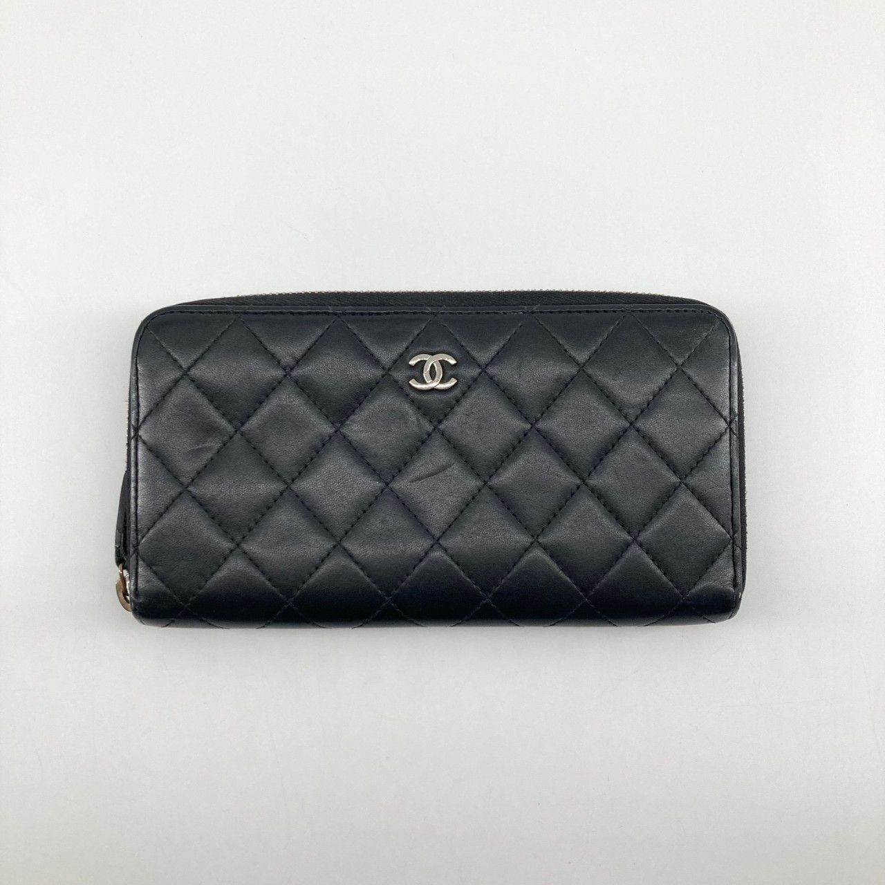 CHANEL（シャネル） マトラッセ ラムスキン A50097 長財布 ブラック