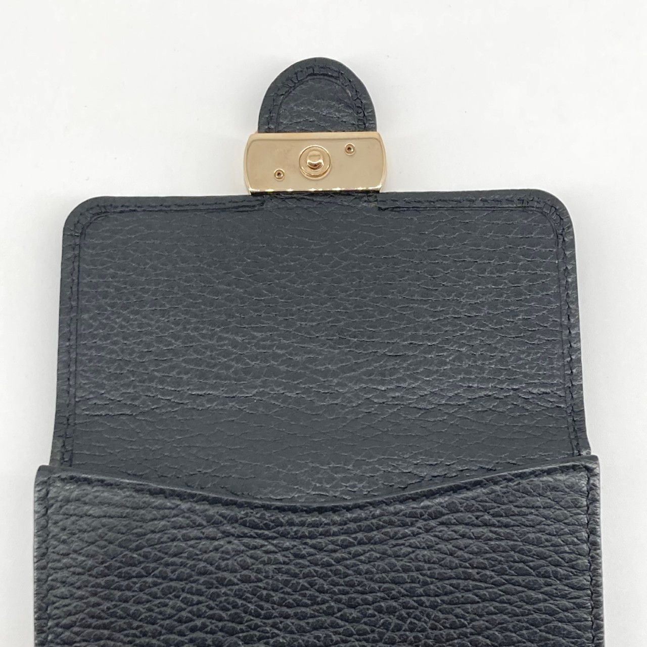GUCCI（グッチ） インターロッキング 615525 二つ折り財布 ブラック