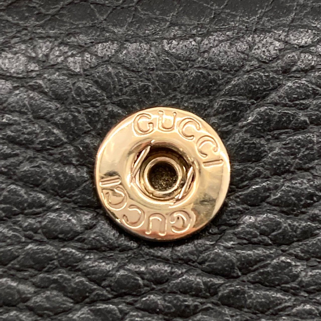 GUCCI（グッチ） インターロッキング 615525 二つ折り財布 ブラック