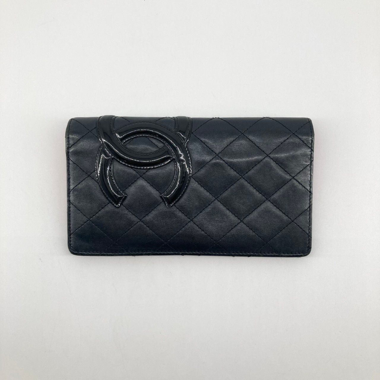 CHANEL(シャネル) カンボンライン A26717 長財布 ブラック