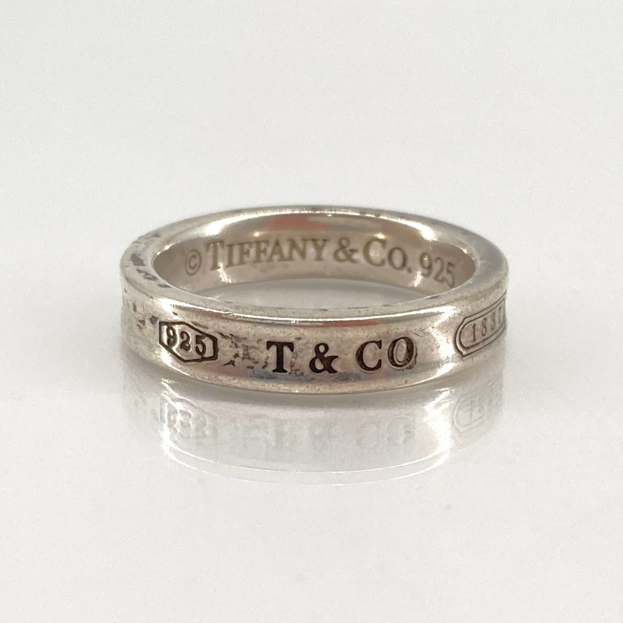 TIFFANY&Co. ティファニー ナローリング シルバー925 指輪 約9号 ティファニー リング 指輪 シルバー ナローリング9号 Tiffany & Co