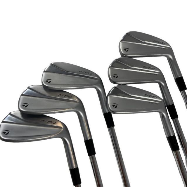 【中古】 テーラーメイド Taylor Made P・790(2021) 6S アイアンセット IR 純正特注シャフト (フレックスS) メンズ 男性用 右利き 右用 Cランク ゴルフクラブ