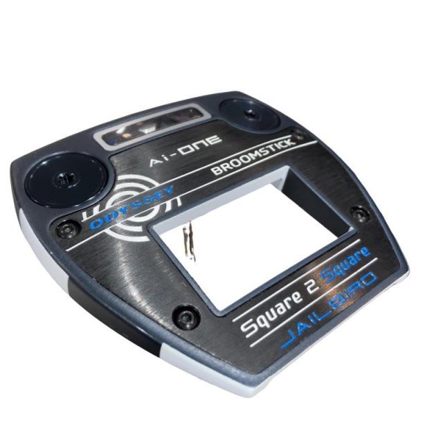 【中古】 オデッセイ Ai-ONE SQUARE 2 SQUARE JAILBIRD BROOMSTICK 45インチ パター PT STROKE LAB 180 スチール (フレックスその他) メンズ 男性用 右利き 右用 Bランク ゴルフクラブ