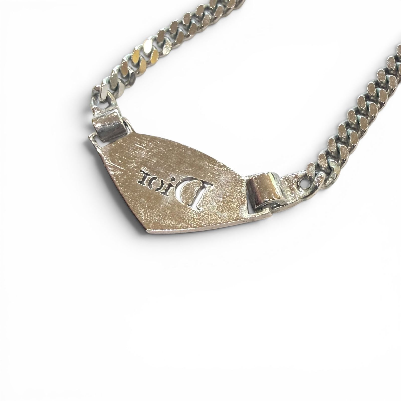 ◇Christian Dior◇ディオール ロゴプレート ネックレス 2Way 