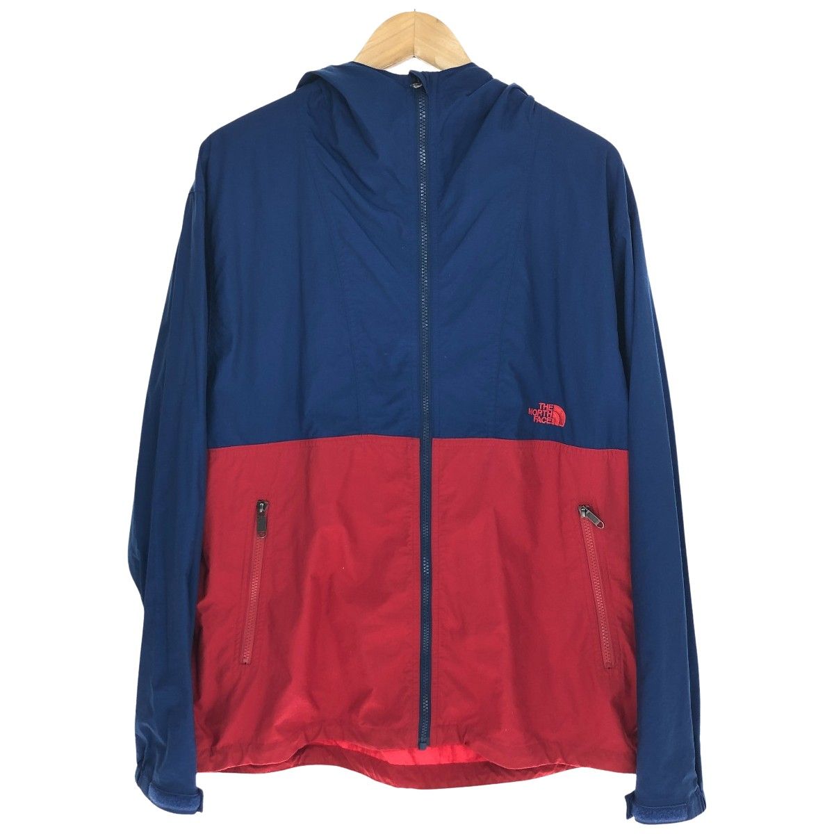 THE NORTH FACE ザノースフェイス ジャケット コンパクトジャケット SIZE L NP71530 ネイビー×レッド