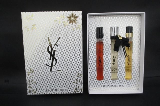 残9割 イヴサンローラン Yves Saint Laurent 香水 レディース ミニ フレグランスセット ブラック OP/モン パリ/リブレ オーデパルファム 1