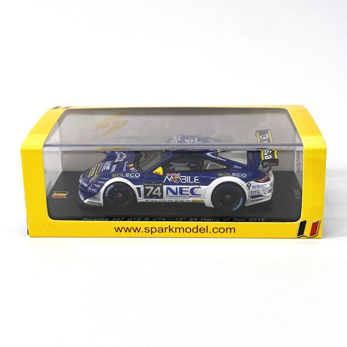 Spark スパーク 1/43 ポルシェ 997 GT3 R 24時間 13位 2012年 No.74
