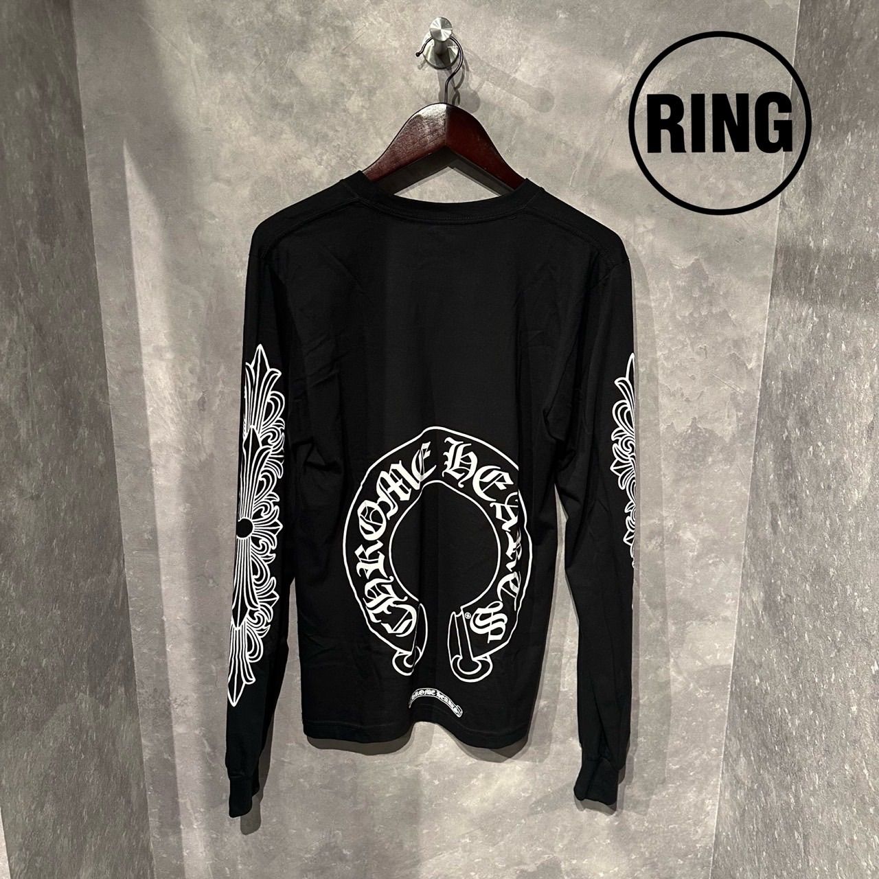 Chrome Hearts Horseshoe L/S Tee BLK