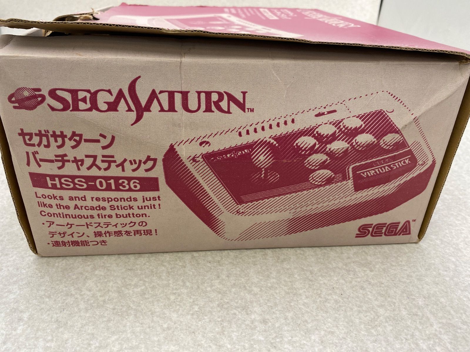 ★SEGA HSS-0136バーチャスティック【セガサターン用】 セガサターン バーチャスティック（ホワイト） HSS-0136 - メルカリ