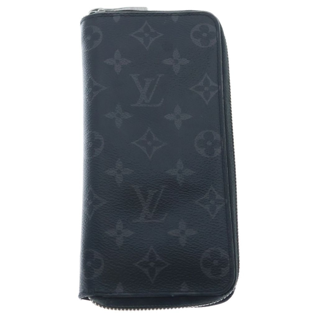 LOUIS VUITTON (ルイヴィトン) モノグラム エクリプス ジッピーウォレット ヴェルティカル 長財布 ブラック M62295 GI2168