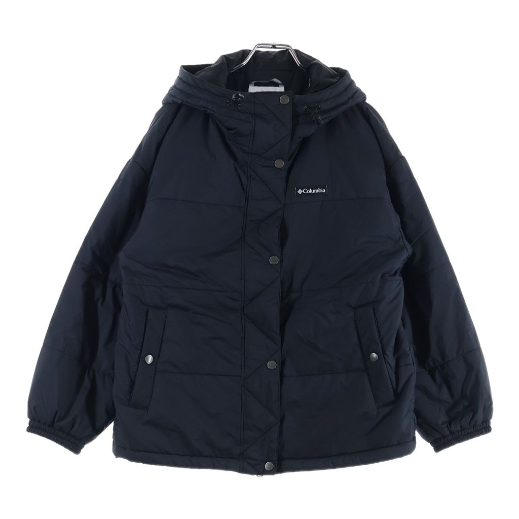 Columbia (コロンビア) W HAINA RIVER INSULATED J ウィメンズ ハイナリヴァー インサレーテッド フーデッドパファージャケット レディース ブラック PL1388