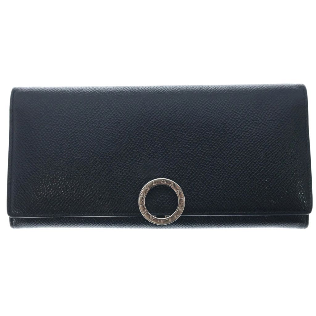 BVLGARI (ブルガリ) LONG WALLET クリップロング ウォレット ブラック