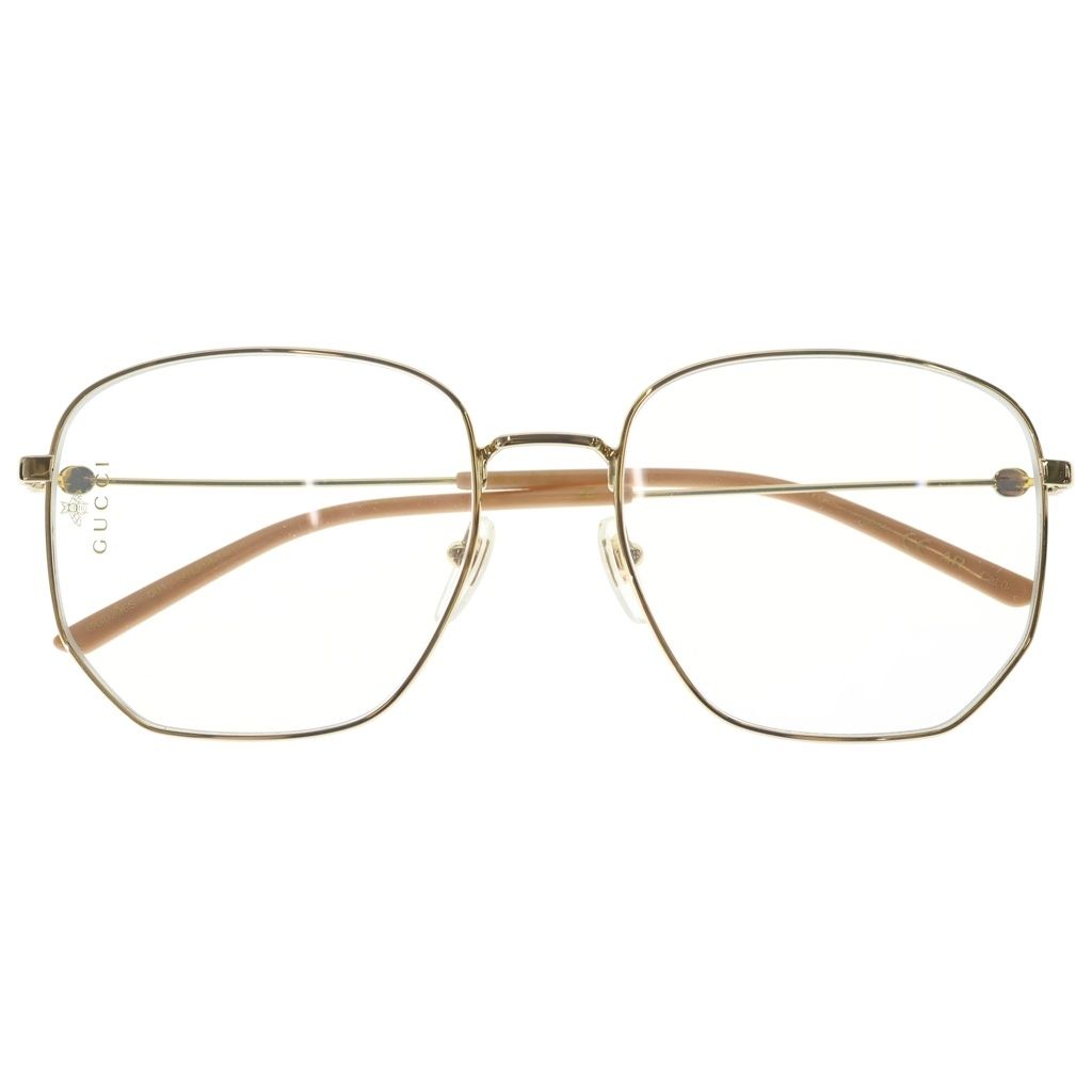 GUCCI (グッチ) GG0396S ポリゴンシェイプ メタルフレーム サングラス 