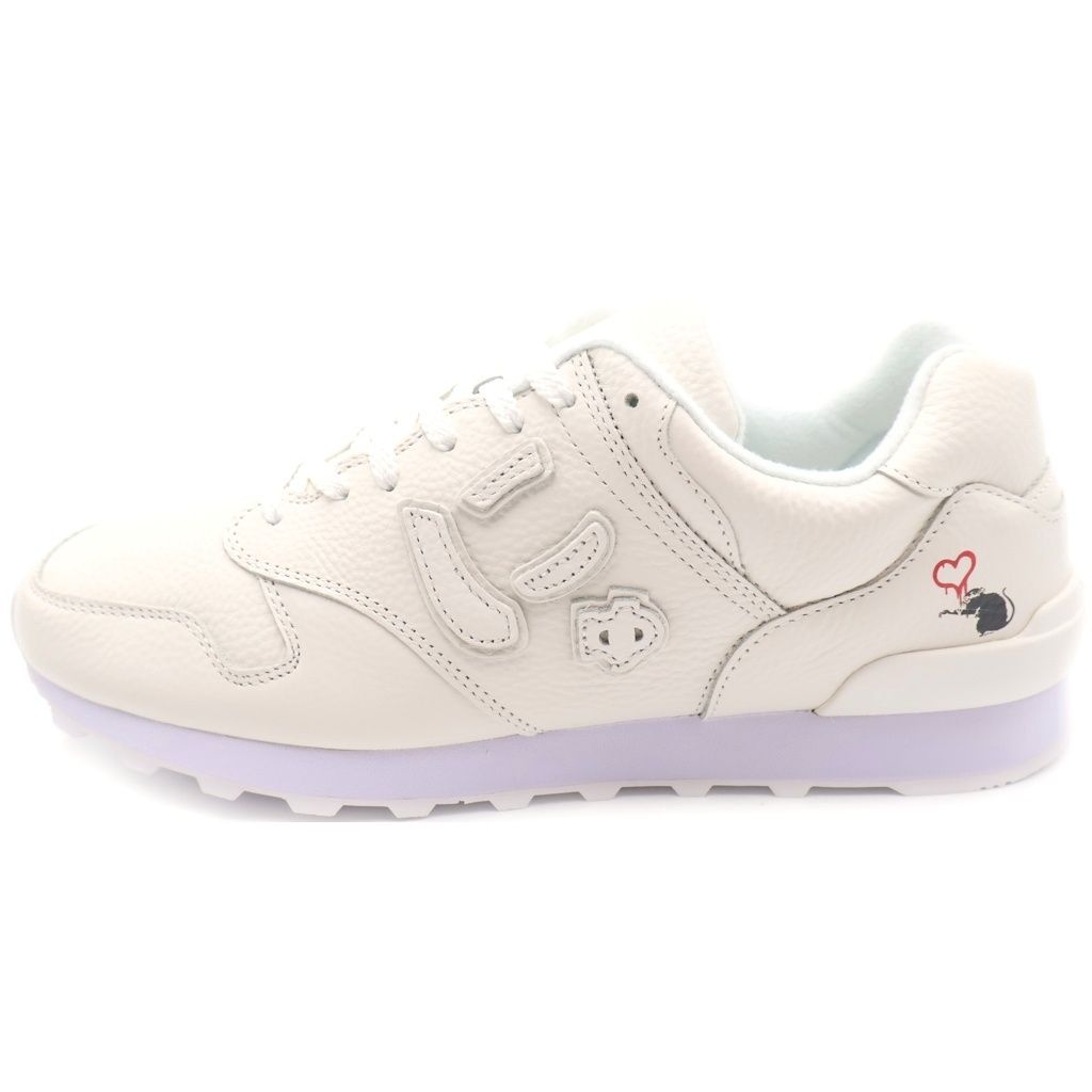 Sangacio (サンガッチョ) Nyus BRANDALISED Pure Whiteニューズ ブランドライズド ピュアホワイト ローカットスニーカー US9.5/27.5cm ホワイト