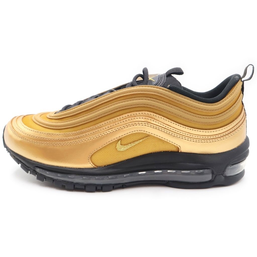 NIKE (ナイキ) WMNS AIR MAX 97 METALLIC GOLD DX0137-700 ウィメンズ エアマックス97 ローカットスニーカー ゴールド US W11/28cm