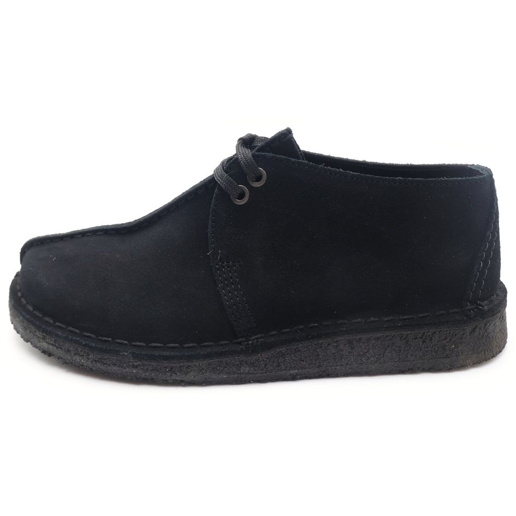Clarks (クラークス) DESERT TREK デザートトレック スウェードローカットブーツ ブラック US8M/25.5cm 261552867070
