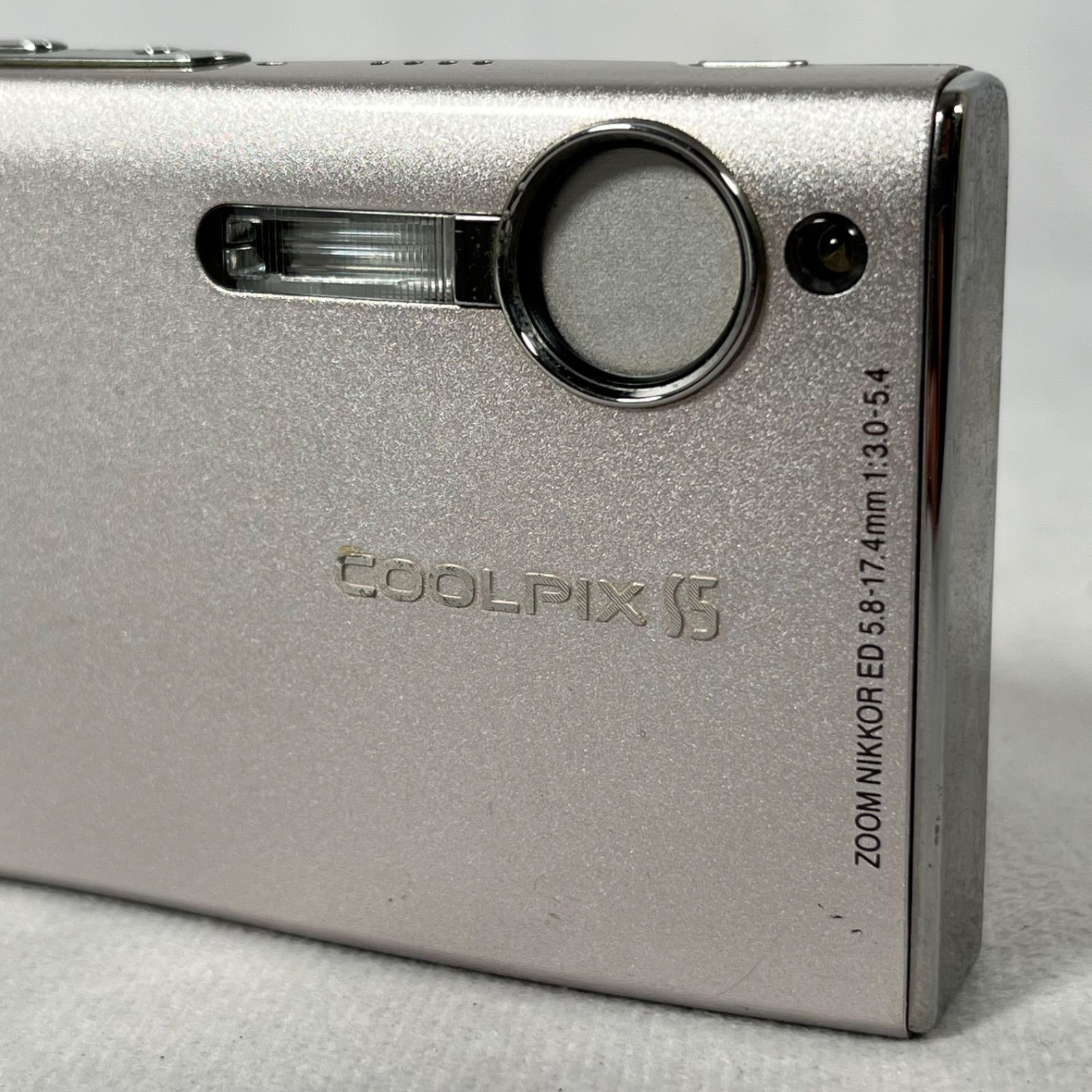 管2605-567】NIKON ニコン COOLPIX S5 シルバー コンパクトデジタル