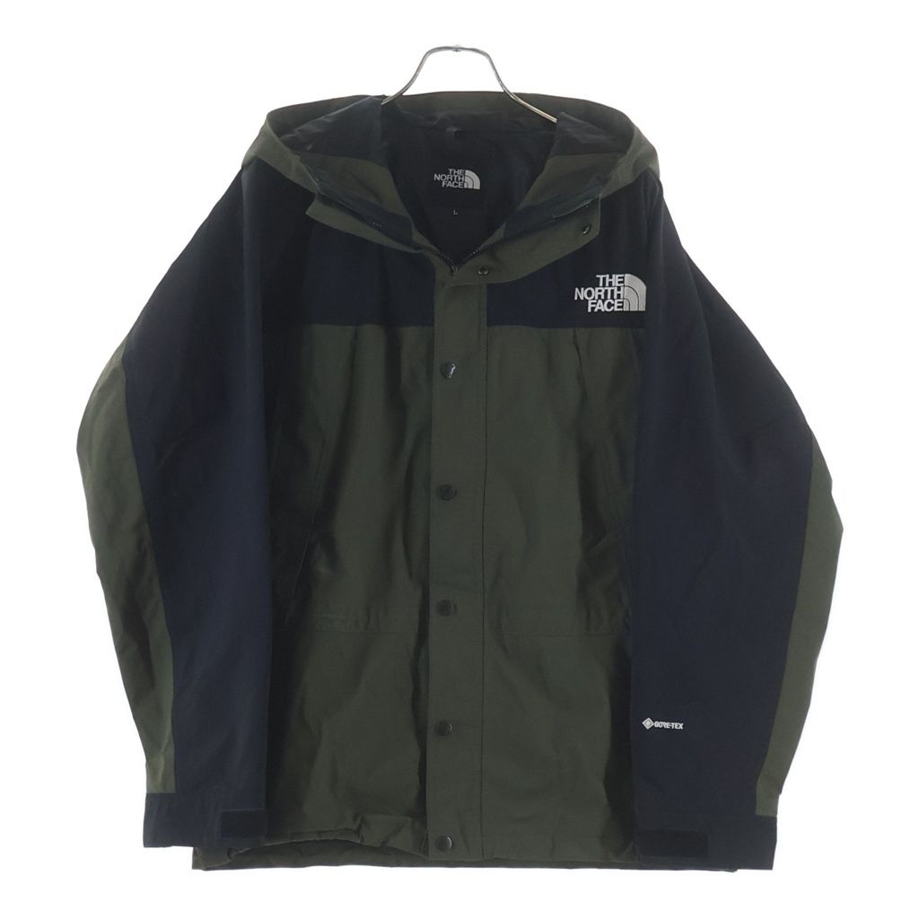 THE NORTH FACE (ザノースフェイス) Mountain Light Jacket GORE-TEX ゴアテックス ナイロン マウンテンパーカー ジャケット カーキ/ブラック NP62236