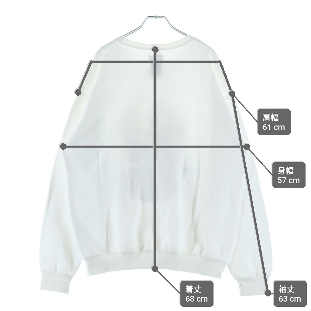 WACKO MARIA (ワコマリア) 23AW 2PAC CREW NECK SWEAT SHIRT 2パック