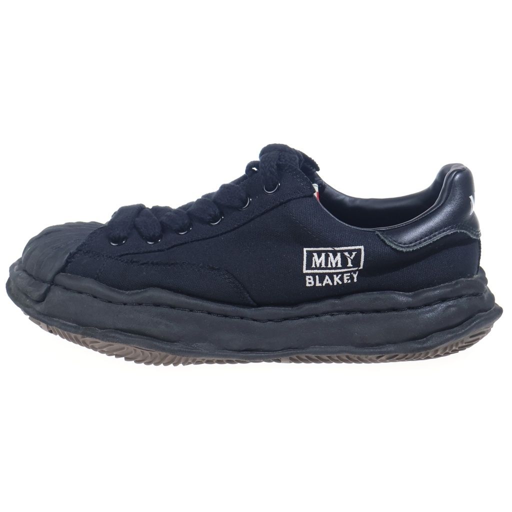 MAISON MIHARAYASUHIRO (メゾンミハラヤスヒロ) BLAKEY original stc sole canvas lowcut sneaker ブレイキー オリジナルソール キャンバス ローカットスニーカー ブラック A08FW735