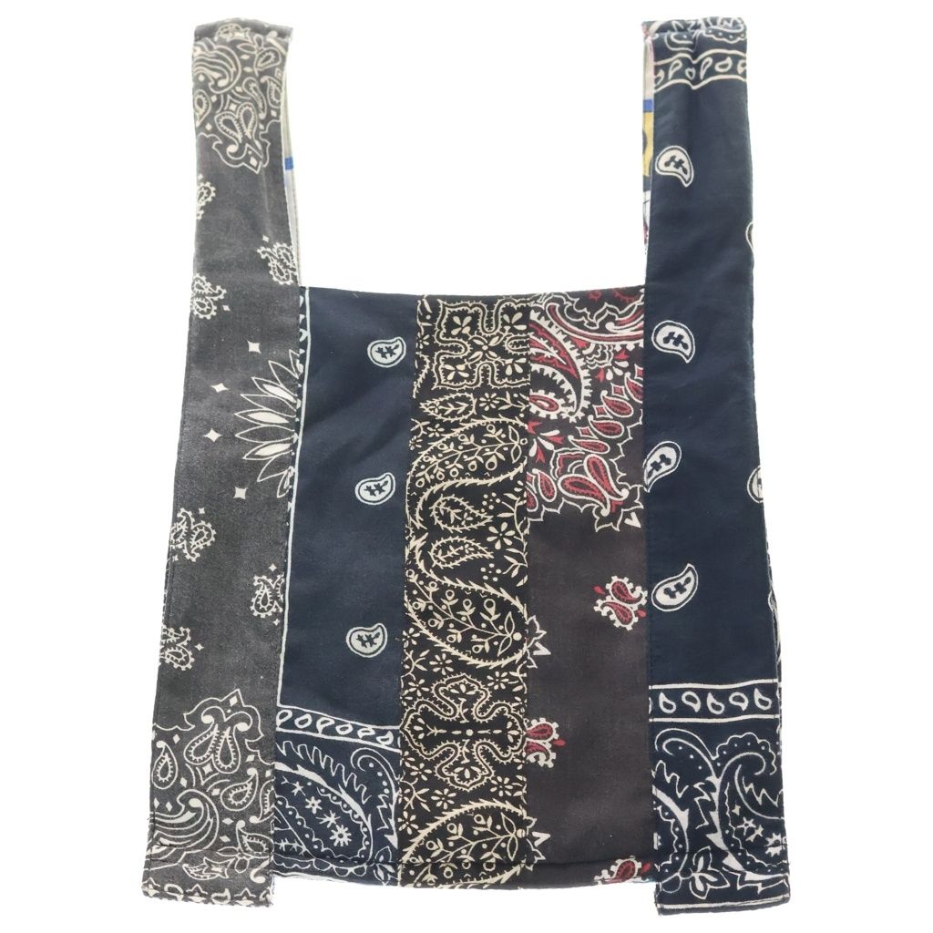 MIYAGIHIDETAKA (ミヤギヒデタカ) Bandana Bag バンダナハンドバッグ ブラック 9,568円