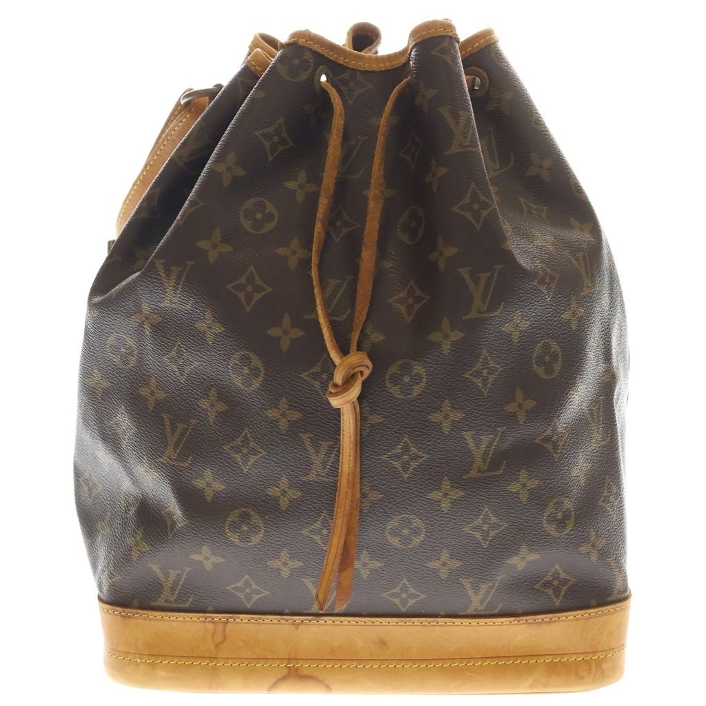 LOUIS VUITTON (ルイヴィトン) モノグラム ノエ レザーハンドバッグ 巾着バッグ ブラウン