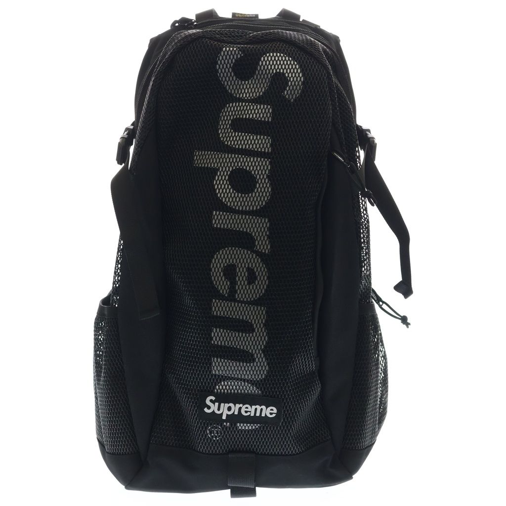 SUPREME (シュプリーム) 20SS Backpack Black ナイロン ボックスロゴ バックパック ブラック