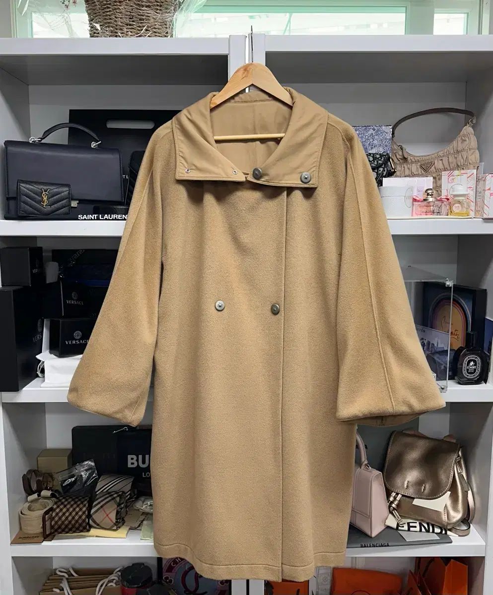MAX MARA マックスマーラ カシミア リバーシブル ロング コート