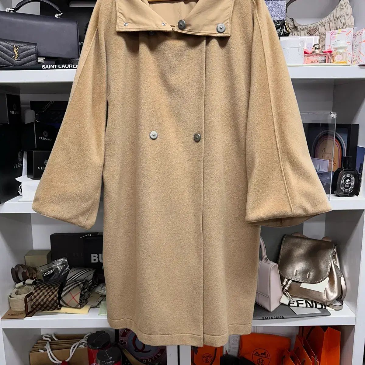 MAX MARA マックスマーラ カシミア リバーシブル ロング コート - メルカリ