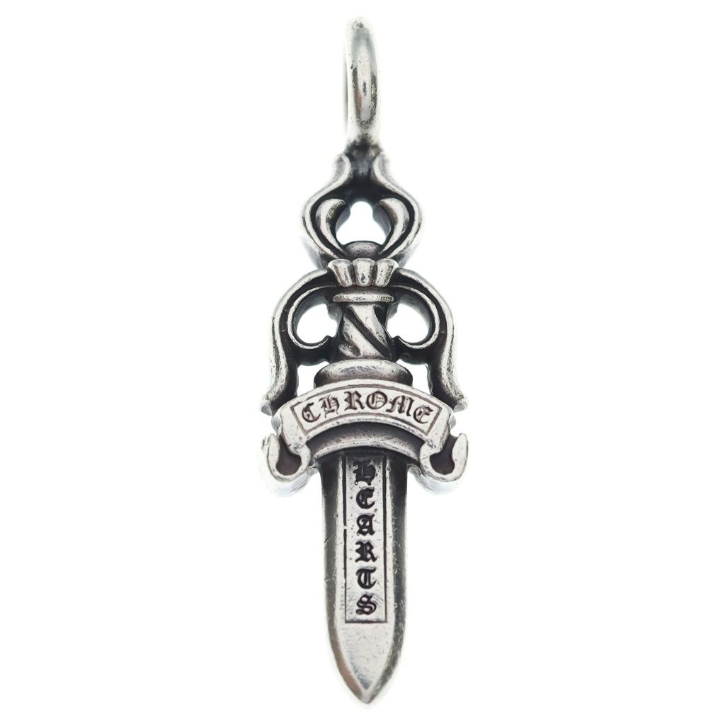 CHROME HEARTS (クロムハーツ) DOUBLE DAGGER ダブルダガーペンダントトップ シルバー BCA251