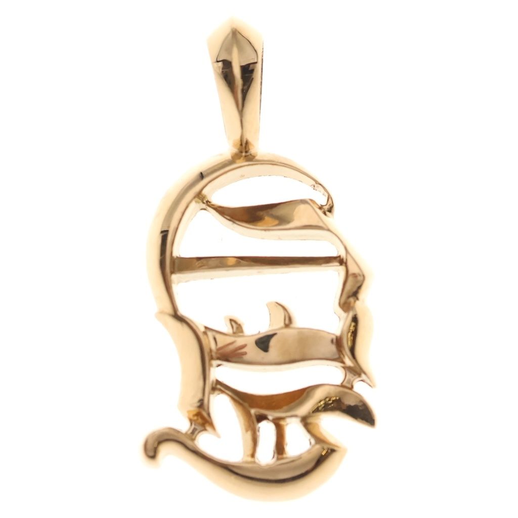 CHROME HEARTS (クロムハーツ) 22K CH LOGO CHロゴ ネックレストップ ゴールド