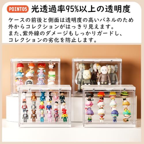 フィギュアケース 棚 アクリル 4個セット フィギュア棚 コレクションケース クリア 積み重ね可能 開閉 組み立て式 マグネット式扉 アクリルケース フィギュア ショーケース 防水防塵 幅30×奥17×高さ23cm ホワイト (4, S)送料 a6ccee8d フィギュアケース 棚 アクリル 4個セット フィギュア棚 コレクションケース クリア 積み重ね可能 開閉 組み立て式 マグネット式扉 アクリルケース フィギュア ショーケース 防水防塵 幅30×奥17×高さ23cm ホワイト (4, S)送料 a6ccee8d