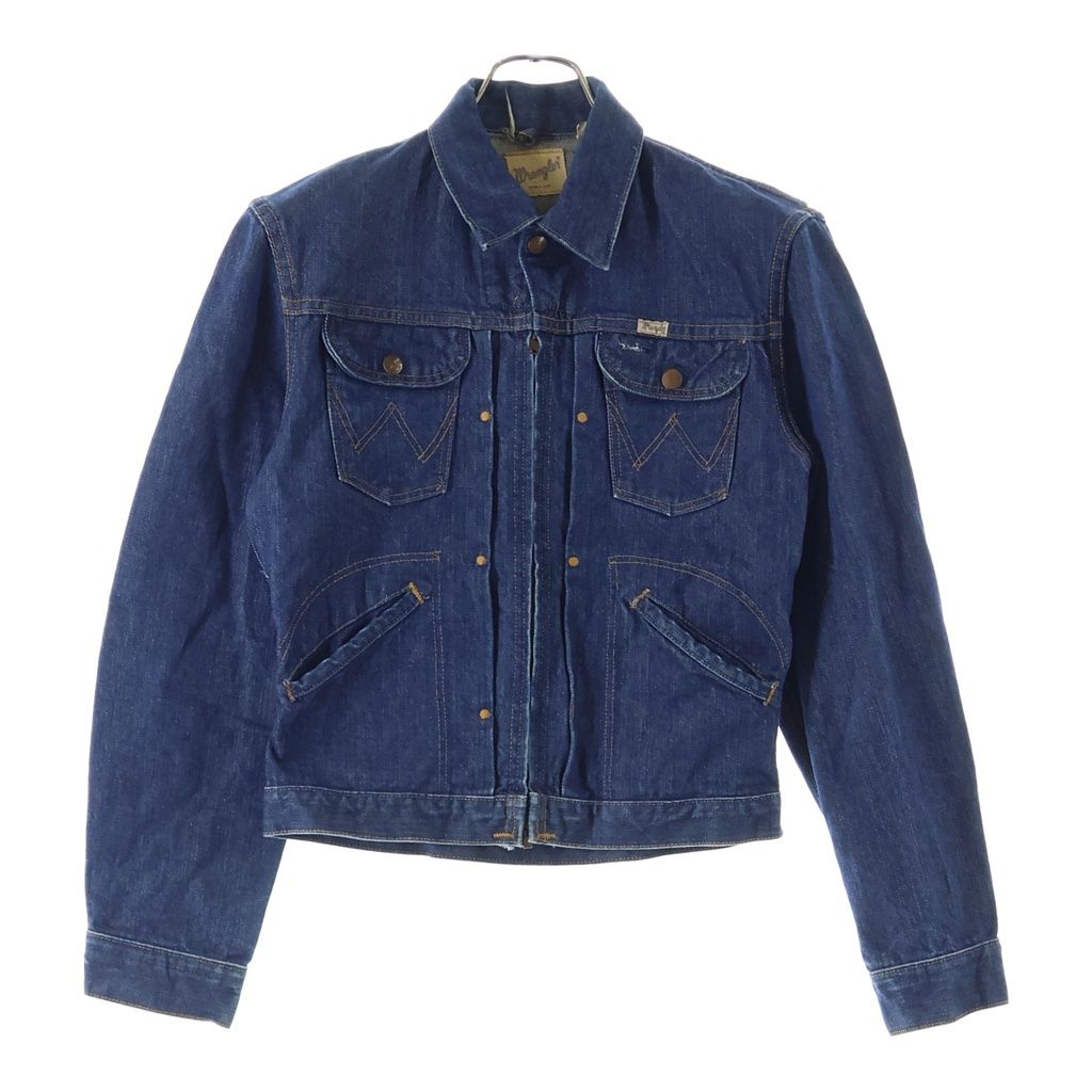 Wrangler (ラングラー) 60S VNTAGE 124MJ ヴィンテージ 白タグ USA製 GRIPPERジップ ジップアップ デニムトラッカージャケット インディゴ 25,697円
