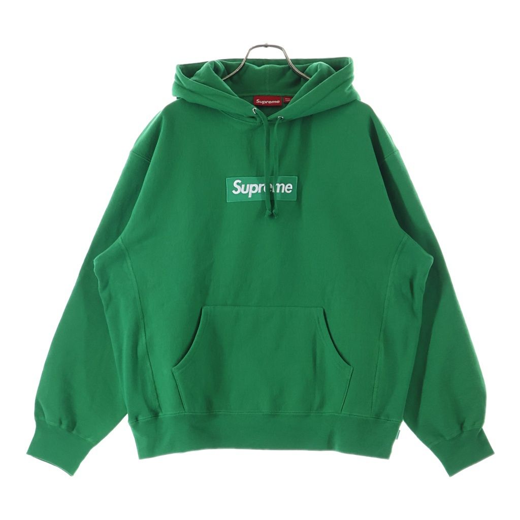 SUPREME (シュプリーム) 24AW Box Logo Hooded Sweatshirt ボックスロゴ スウェットプルオーバーパーカー フーディー グリーン