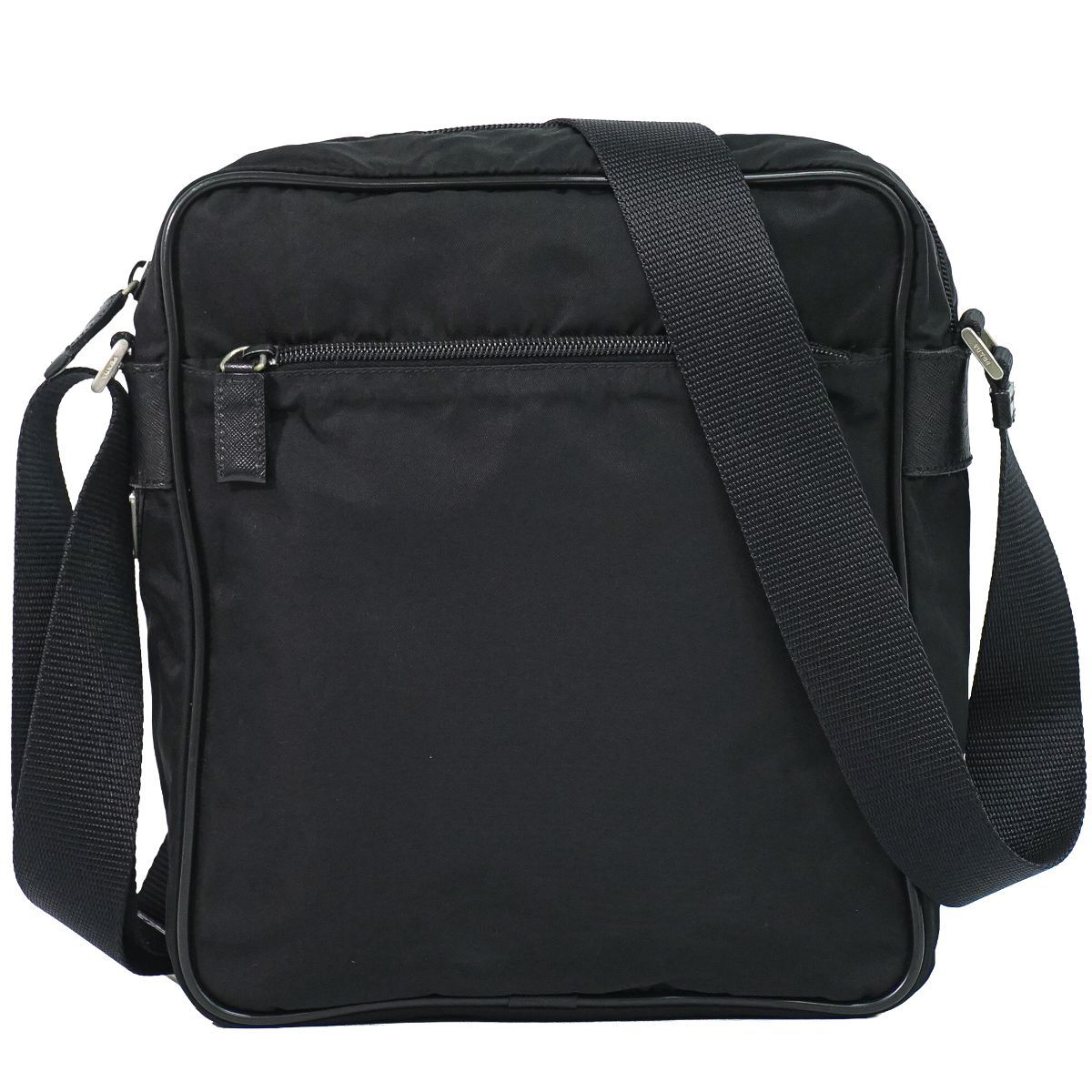 本物 プラダ PRADA ナイロン ショルダーバッグ ポシェット ブラック バッグ 中古・