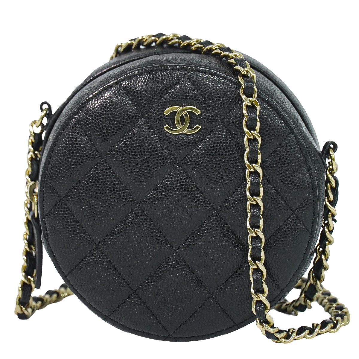 本物 シャネル CHANEL ココマーク マトラッセ チェーン ショルダー 