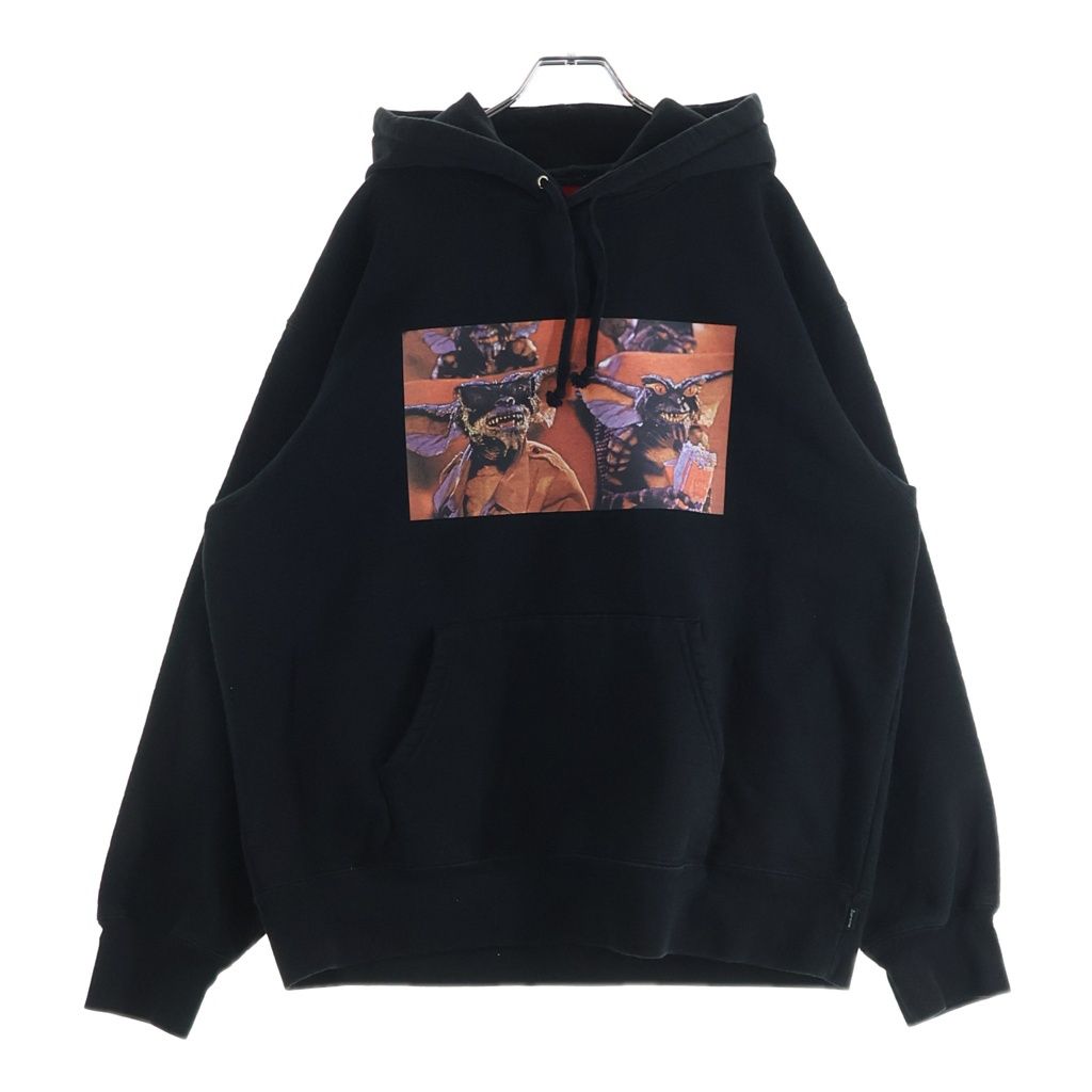 SUPREME (シュプリーム) 22AW Gremlins Hooded Sweatshirt グレムリン フーデッドスウェットシャツ プルオーバーパーカー ブラック