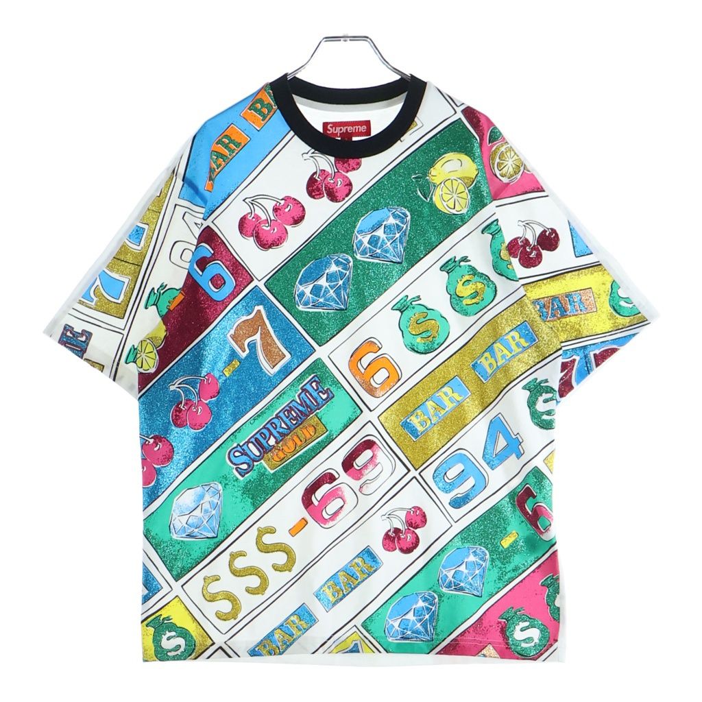 SUPREME (シュプリーム) 23SS Magazine S/S Shirt マガジン ショートスリーブシャツ 半袖シャツ 総柄 マルチカラー