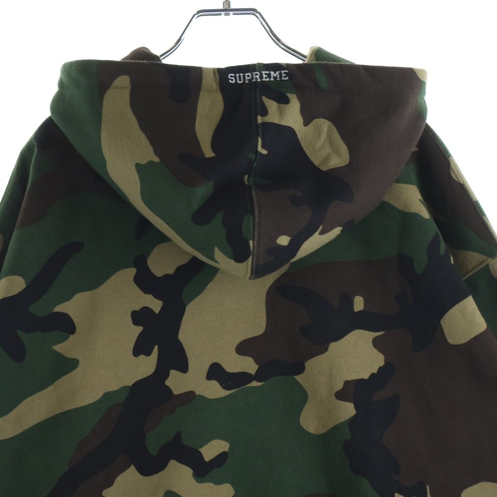 SUPREME (シュプリーム) 25AW S Logo Zip Up Hooded Sweatshirt Camo