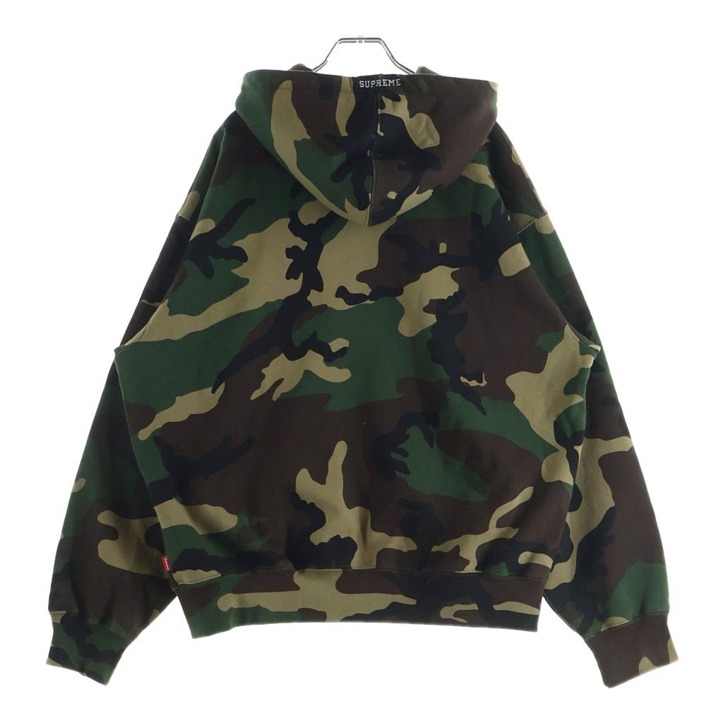 SUPREME (シュプリーム) 25AW S Logo Zip Up Hooded Sweatshirt Camo