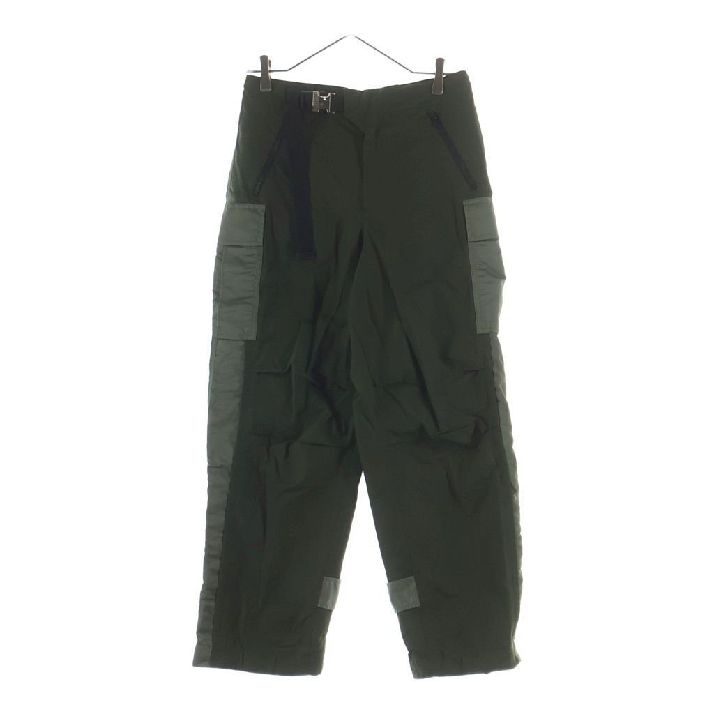 Sacai (サカイ) 22SS Nylon Twill Mix Pants ナイロンツイルミックスパンツ カーキ 22-02710M