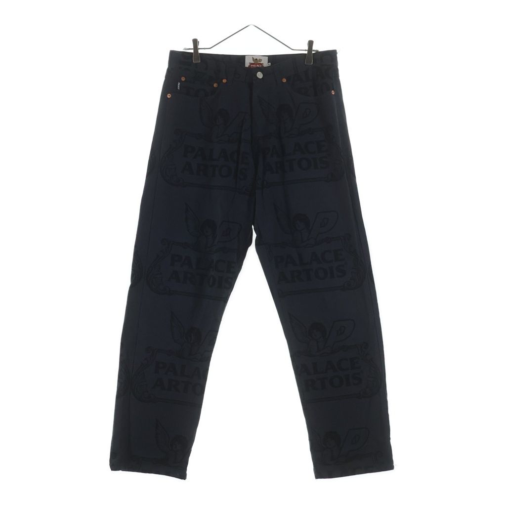 Palace Skateboards パレススケートボーズ x Stella Artois Logo Printed Casual Pants ロゴプリント カジュアルパンツ グレー Palace Skateboards (パレススケートボーズ) x Stella Artois Logo