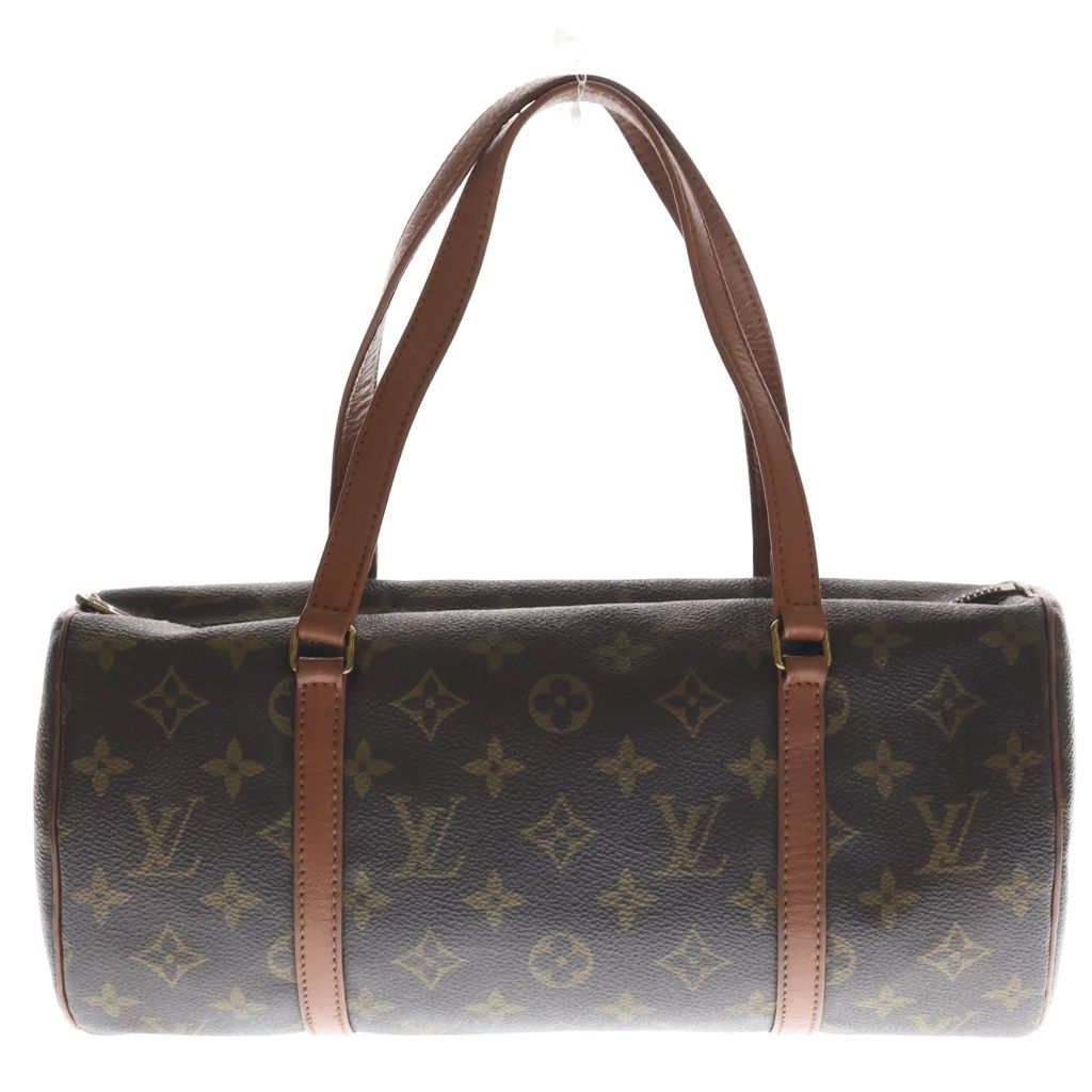 LOUIS VUITTON (ルイヴィトン) モノグラム パピヨン30 ハンドバッグ ブラウン PVC×レザー M51365 ゴールド金具