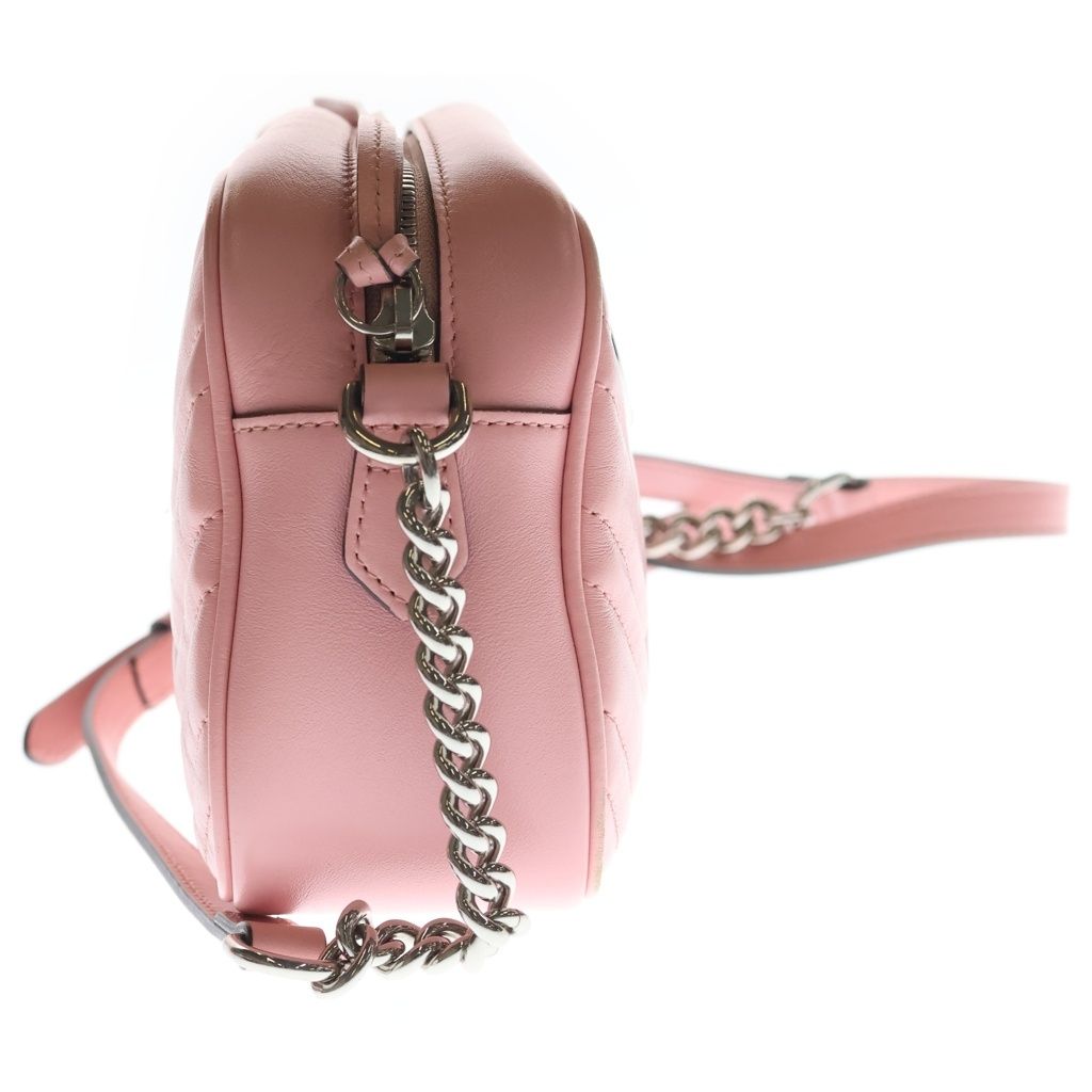 GUCCI (グッチ) GGマーモント キルティング チェーンショルダーバッグ